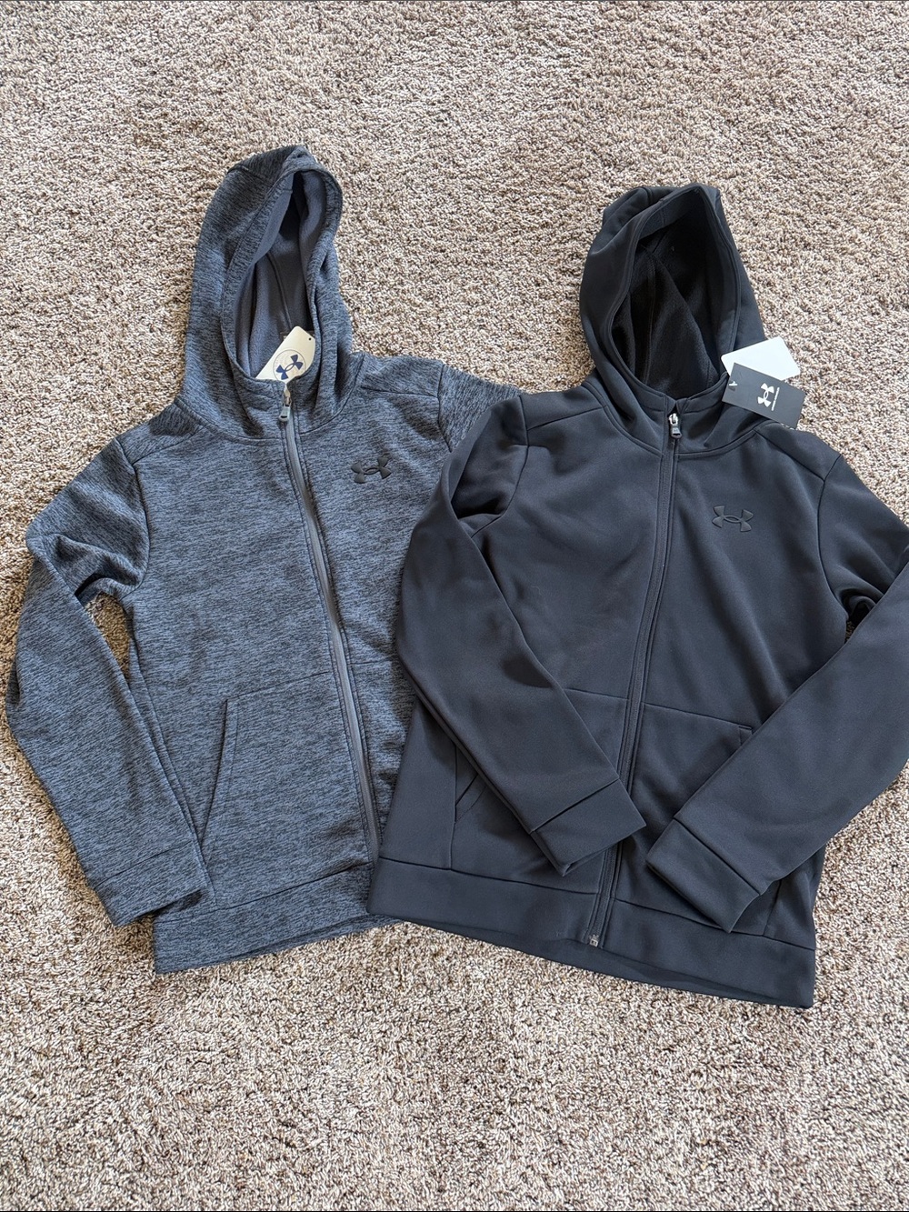 NWT Under Armour Kids' Zip Up Hoodie Bundle